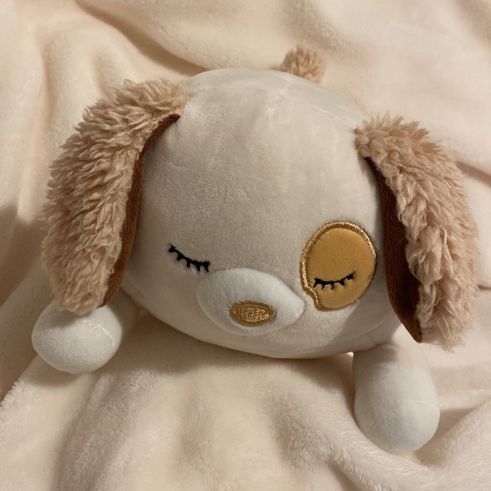 Squishmallows Harrison the Dog Hug Mees Laying Down Ultimate Soft Stuffed Pillow - Picture 11 of 12